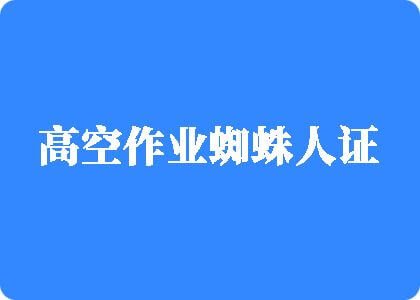 讲述尻幼屄的感受高空作业蜘蛛人证